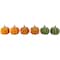 3" Orange & Green Boxed Pumpkin Décor Set